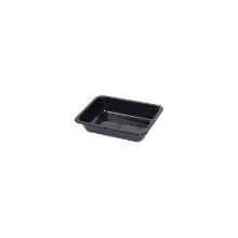 BioPak ecoecho® meal box CPET Small rectangle 17.1x12.7x3.5 cm 510 cc black product photo