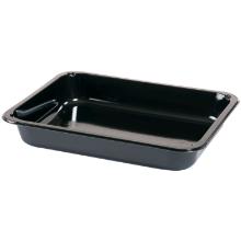 BioPak ecoecho® meal box CPET rectangle 22.5x17.5x3.4 cm 960 cc black product photo