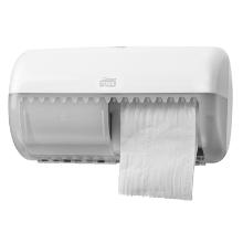 Tork Twin Conventional toiletroldispenser T4 28.6x15.3x15.8 cm wit Productfoto