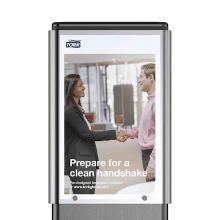 Tork Ad-A-Glance® plastic display S1 for Tork sanitizing stand 2611055 product photo