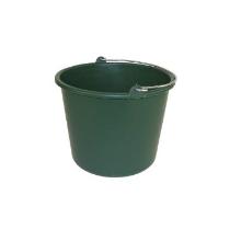 Plastic bucket 12L green product photo