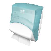 Tork work cloth dispenser W4 42.7x20.6x39.4 cm white/turqoise product photo
