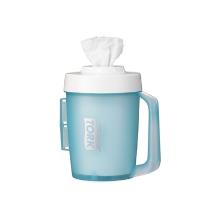 Tork Mini Centerfeed draagbare poetsroldispenser M1 18.5x23.9x26.3 cm wit/turqoi Productfoto