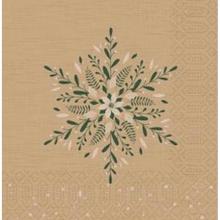 Duni tissue napkin Naturel Charm 33x33 cm 3-layer brown product photo