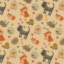 Gift wrap animal design 50 cm x200 meter product photo