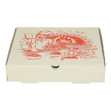 Kartonnen pizzadoos New York 24x24x4.5 cm wit Productfoto