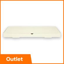 Kartonnen pizzadoos 40x20x3 cm wit Productfoto