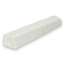 Plastic bag/sleeve with side gusset on a transparent roll product photo