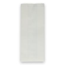 Papieren zak ersatz 1 pond 13+(2x4)x31 cm wit (circa 1.200 stuks) Productfoto