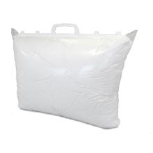 LDPE kussenzak 61x71 cm met witte beugel 52 cm transparant Productfoto