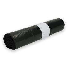 Afvalzak LDPE 60x70 cm 28 my 50L zwart 25 per rol Productfoto