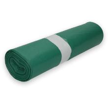 Waste sack LDPE 58x100 cm 40 my 75L green 20 per roll product photo