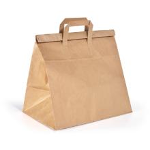 BioPak ecoecho®papieren Foldbag 32x21x34 cm bruin met twee hengsels Productfoto