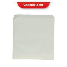 Paper hamburger bag greaseproof 18x20 cm white product photo