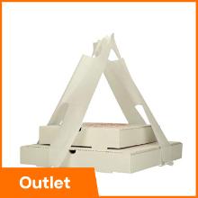 Pizza box carriers HDPE 50 my white product photo