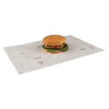 Greaseproof paper hamburger sheets 40x30.5 cm newspaper design product photo