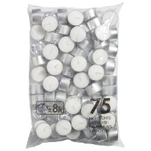 PrimeSource tea light with cup ø 3.8 cm white 8 hours product photo