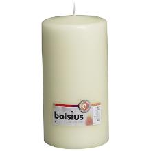 Bolsius stompkaars ø 10x20 cm ivoor 120 branduren Productfoto