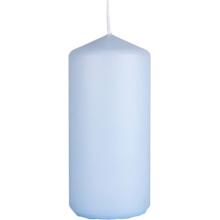Duni stompkaars ø 7x15 cm lichtblauw 62 branduren Productfoto