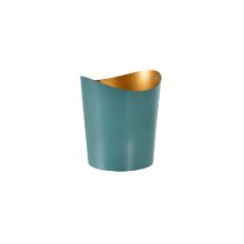 Duni metal candle holder Ripple 8 x ø 7 cm ocean teal product photo
