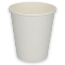 Cardboard coffee cup PE 10 oz ø 9 cm white product photo