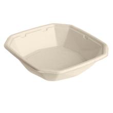 BioPak octabagasse® bagasse maaltijdbak vierkant 18.3x18.3x4.3 cm 650 cc bruin Productfoto