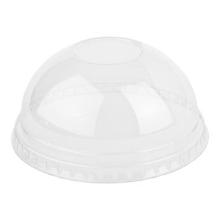 Plastic lid PET ø 9.2 cm round without hole transparent for salad shaker product photo