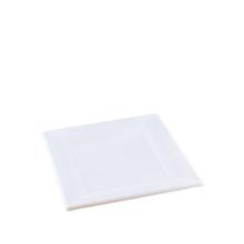 Bagasse bord vierkant 26x26x2 cm wit Productfoto
