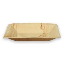 Palm leaf plate Cuadra rectangular 12x17 cm brown product photo