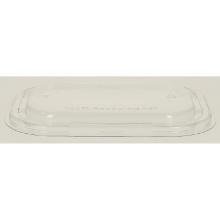 Plastic lid RPET 17.3x12 cm transparent for salad bowl product photo