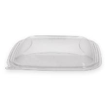Crudipack plastic lid PET square 16x16 cm transparent for salad container product photo