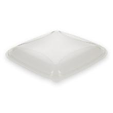 Crudipack plastic deksel APET vierkant 19x19 cm transparant tbv saladebak Productfoto