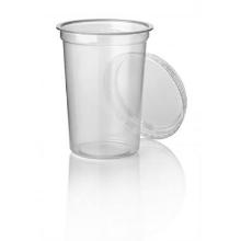 Plastic beker PP ø 11.6 cm 1000 cc transparant Productfoto