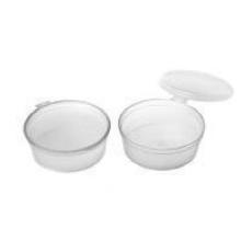 Plastic sausbakje met vast deksel PP ø 6.1 cm 50 cc transparant Productfoto