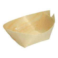Wooden boat 6.5x4.2 cm natural product photo