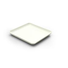 Bagasse bord Bagastro vierkant 16x16x1.5 cm wit Productfoto