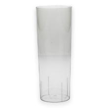 Plastic long drink glass PS 300 cc transparent product photo