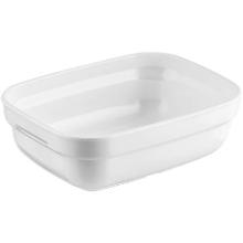 Reusable maaltijdbak PC rechthoek 17.2x11.2x4.3 cm 400 cc wit Productfoto