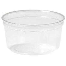 BioPak ecoecho® plastic salad bowl RPET Crystal Deli ø 11.6 cm 375 cc transparen product photo
