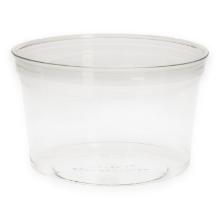 BioPak ecoecho Crystal Deli plastic salad bowl RPET ø 11.6 cm 500 cc transparent product photo