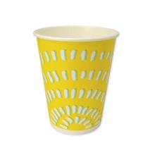 Cardboard milkshake cup Sunrise 300 ml yellow product photo