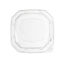 BioPak ecoecho® plastic deksel RPET 16x16 cm transparant tbv maaltijdbak 400 cc Productfoto