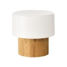 Duni bamboe LED lamp Sister snoerloos &oslash; 11x11 cm Productfoto
