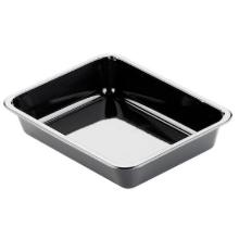 BioPak ecoecho® meal box CPET rectangle 22.5x17.5x4.3 cm 1200 cc black product photo