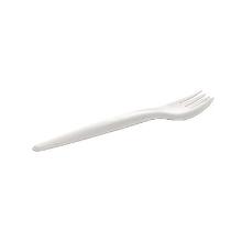 Paper fork 17 cm white product photo