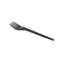 Reusable fork CPLA 17 cm black product photo