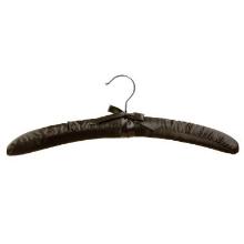 Satin clothes hanger 38 cm black product photo