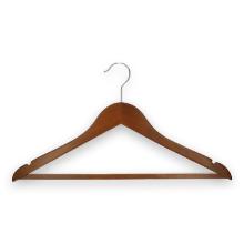 Wooden coathanger 44 cm brown varnish photo du produit