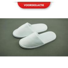 Velours children's slipper with closed toe EVA sole 5 mm 22 cm white product photo