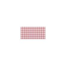 Duni Dunisilk® napperon Giovanni 84x84 cm rood/wit geblokt #2 Productfoto